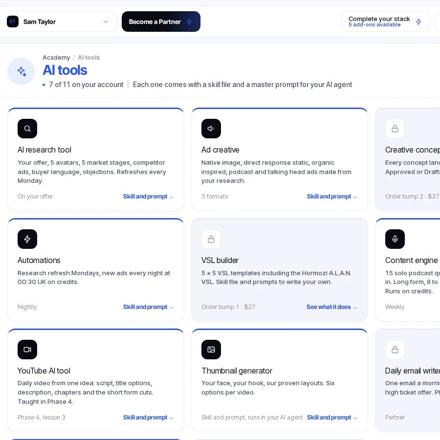 The AI tools inside the Go Midnight portal