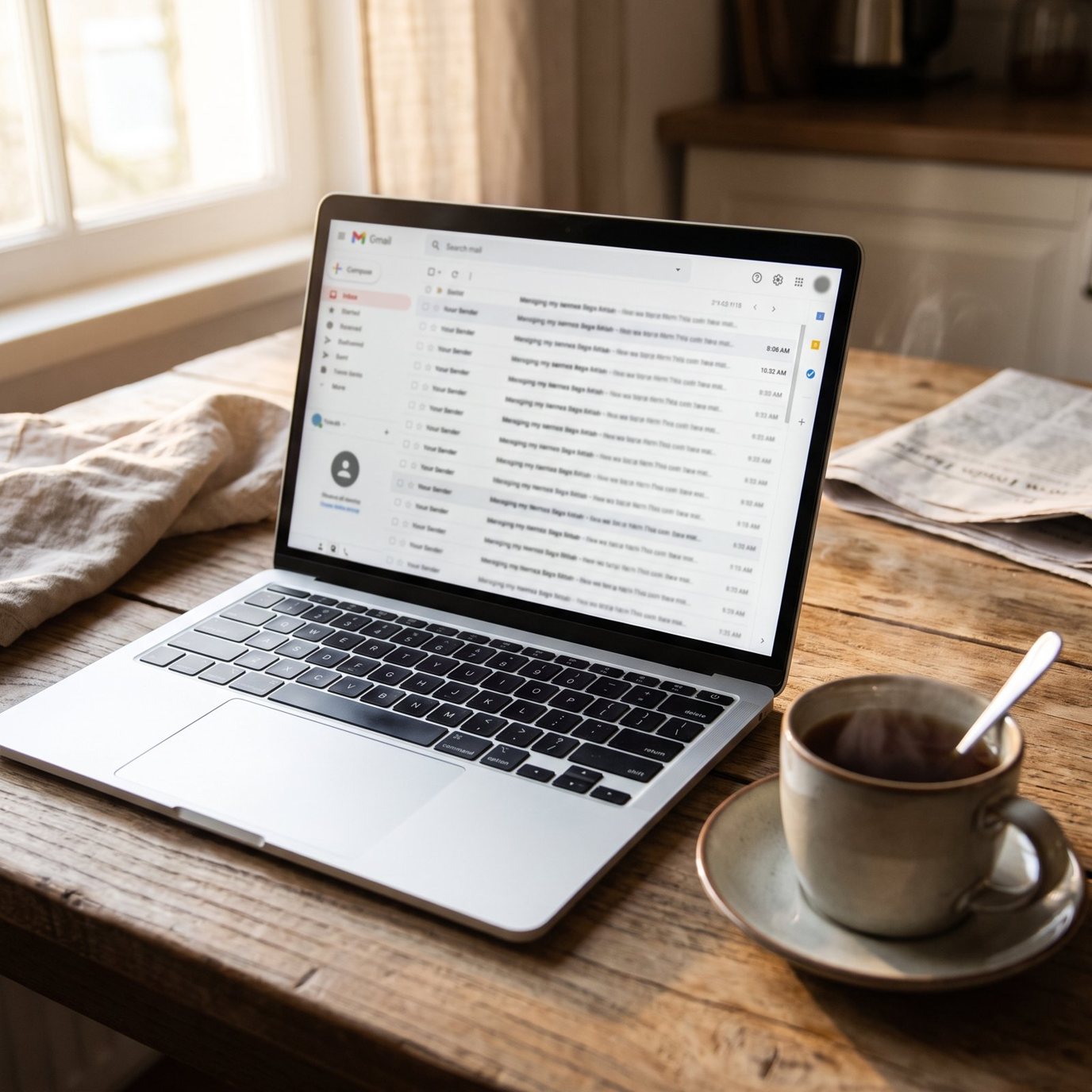 A daily email sequence in an inbox