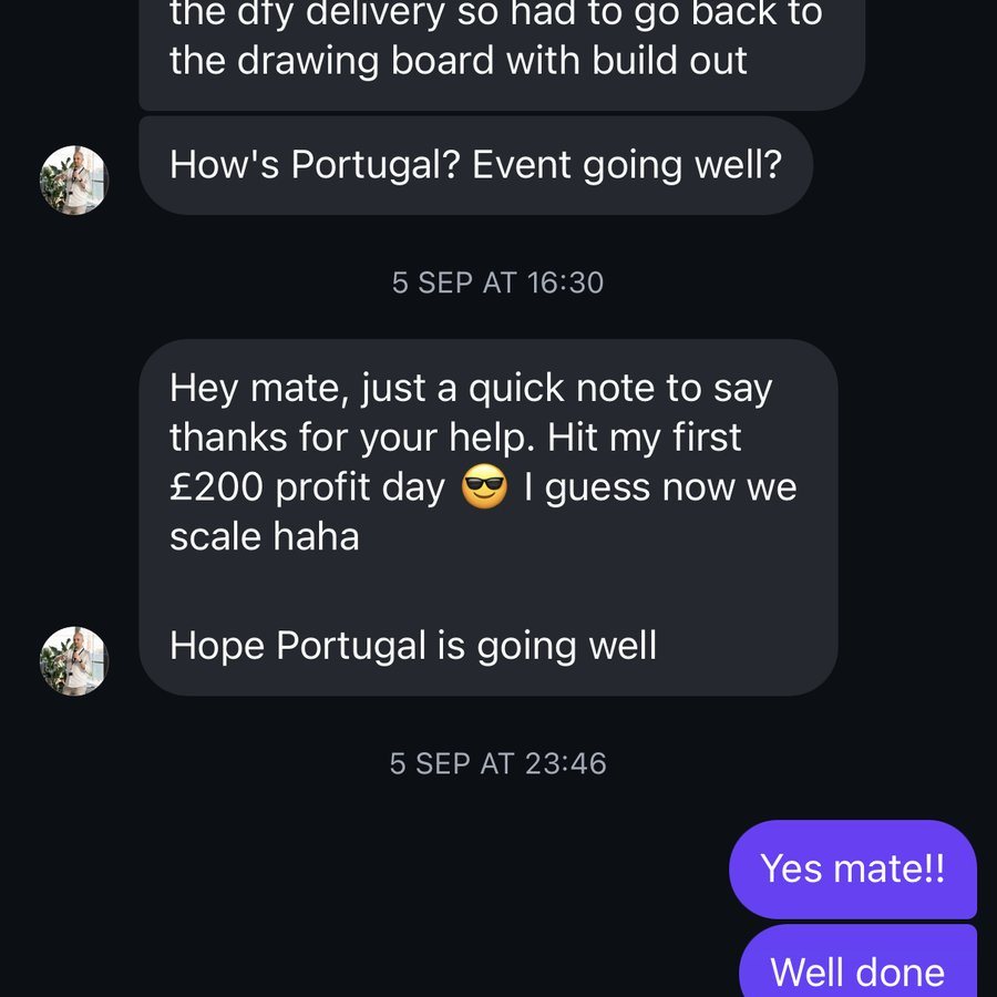 Toby White: hit my first £200 profit day