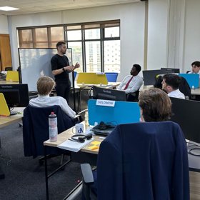Greg's 42 person agency office