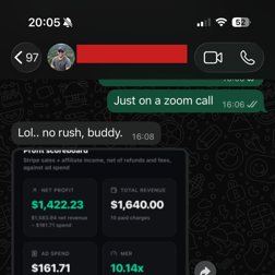Nathan's $1,422.23 profit day