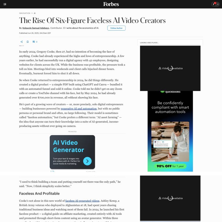 Gregory Cooke featured in Forbes