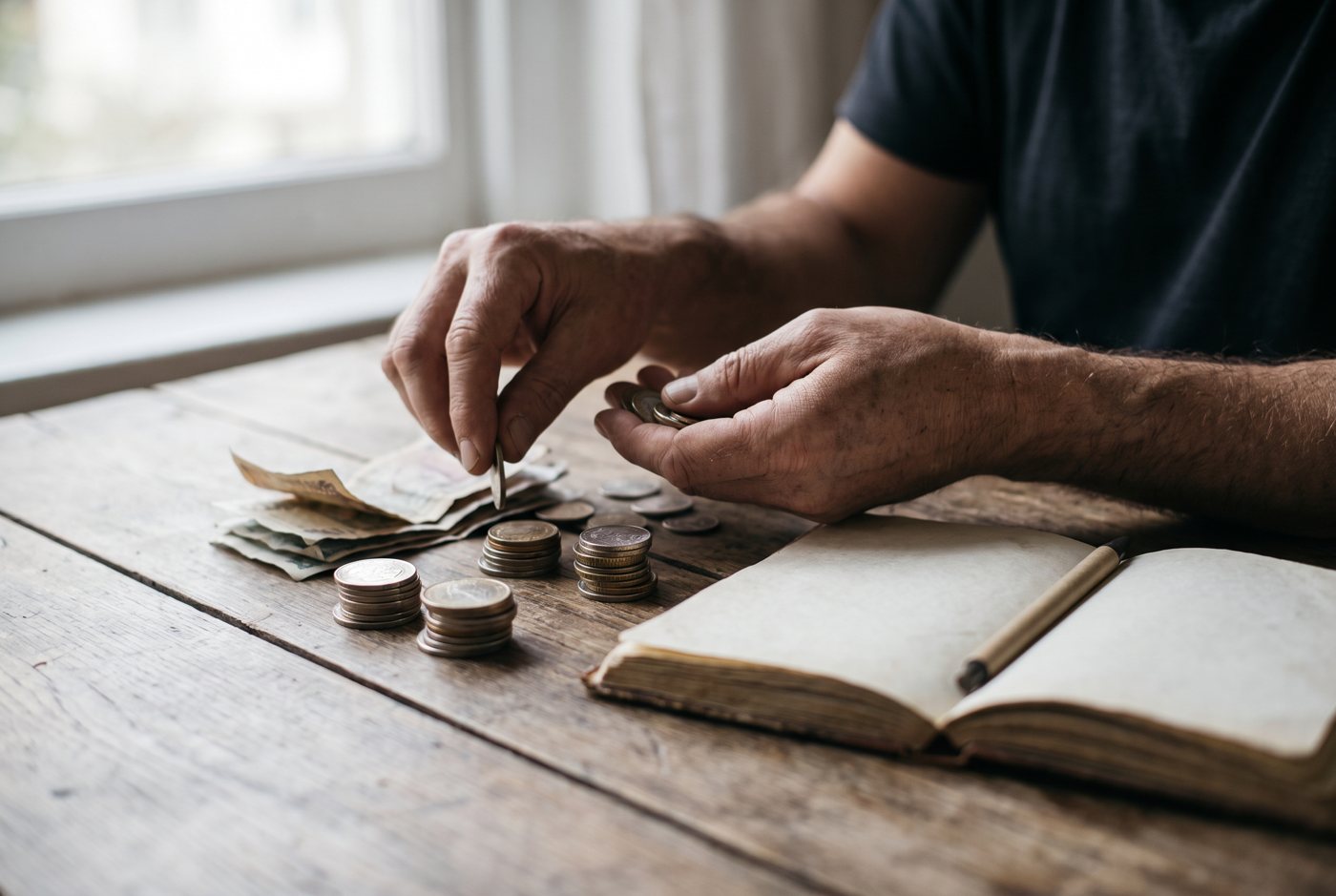 Splitting revenue into fixed piles each month shows quickly which costs are eating the margin.