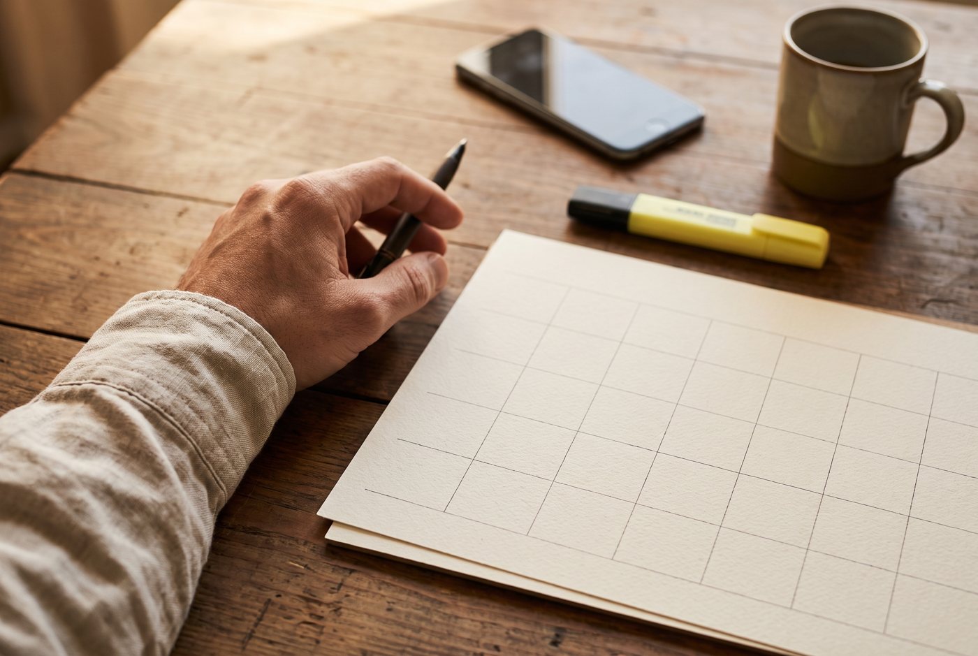 Decide in advance what each answer means for the calendar.