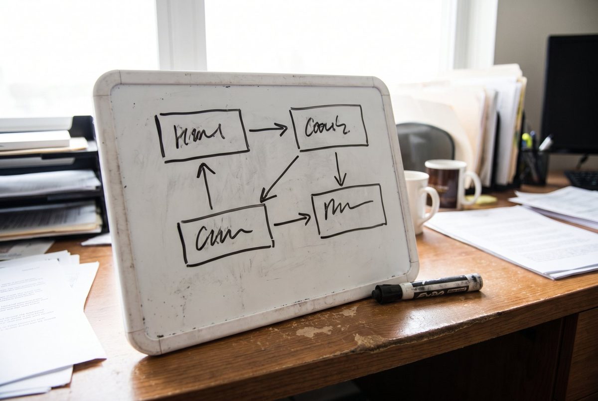 Four inputs, one sheet of paper. The price should satisfy all of them.